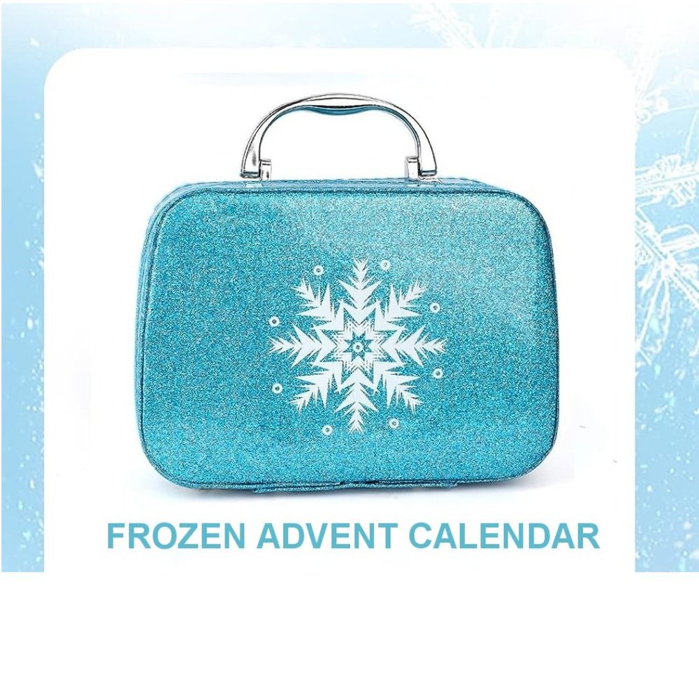 ❄NEW FROZEN  Makeup Case With Makeup/Jewelry For Girls +Gifts - Picture 4 of 8